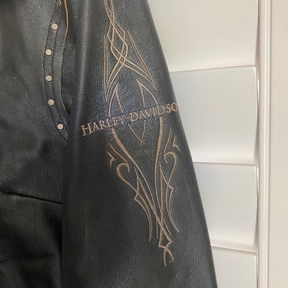 Women's Harley Davidson Unique Leather Jacket XS…​​​​​​​​ - Picture 3 of 12